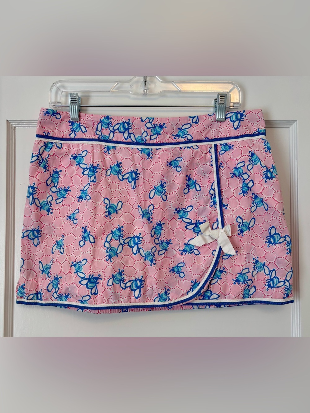 Vintage Lilly Pulitzer Jarvey Skort A-Maze-Ing Bee Print Rare Sz 8